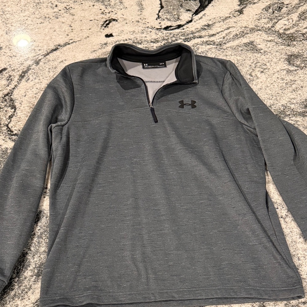 Under Armour Charcoal Quarter-Zip Top